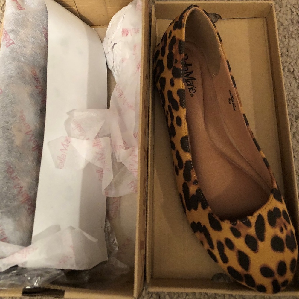 Bella Marie leopard flats